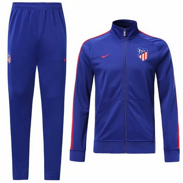 Survetement Football Athletic Madrid 2018-19 Bleu Clair Rouge